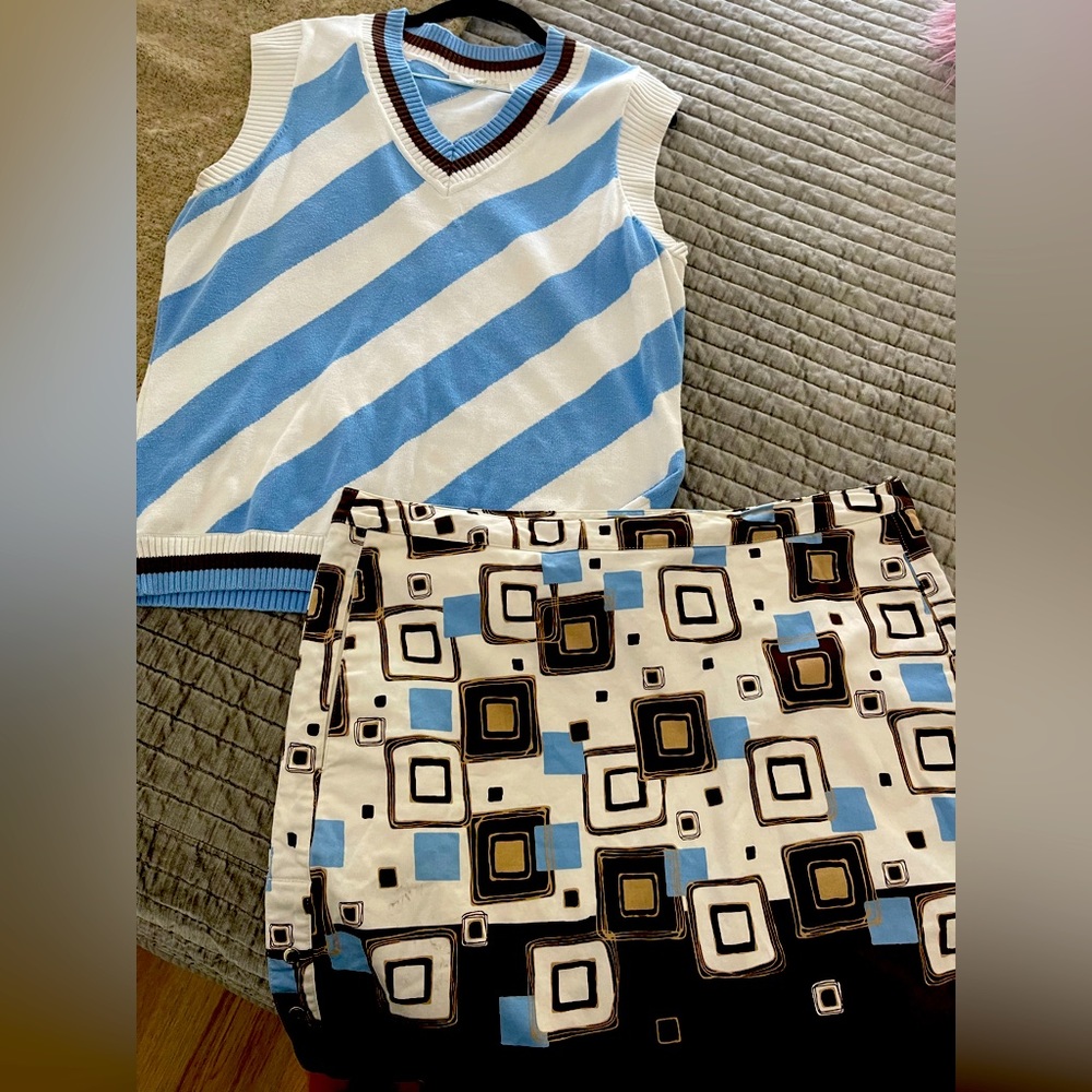 LizGolf skort & sweater